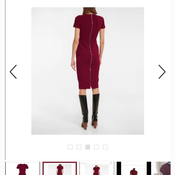Victoria Beckham oxford/crimson  Dress - Picture 2 of 11